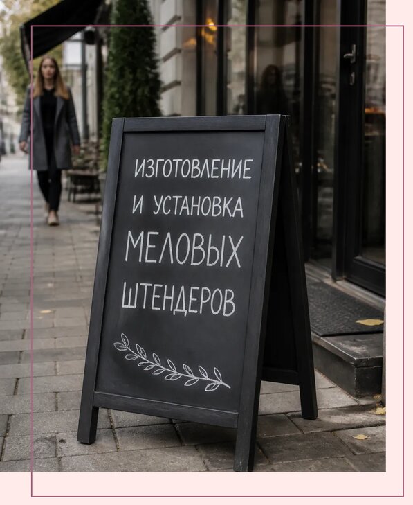 Меловые штендеры в Барнауле по цене от 6575 р. | Аванза-Брн